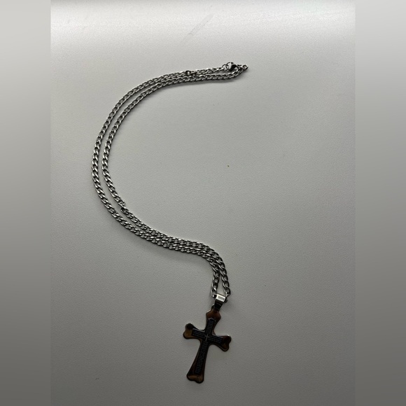 Other - Silver Cross Necklace